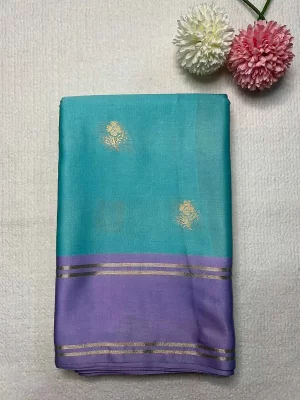 Kanchipuram Silk Saree - Teal