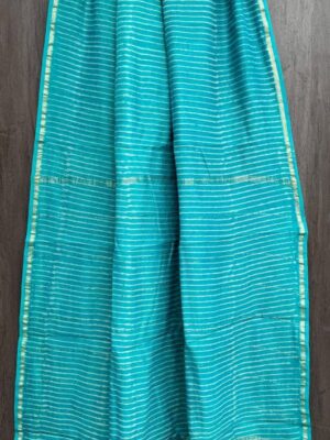 Hand Block Bagru Pure Chanderi Sarees with Blouse