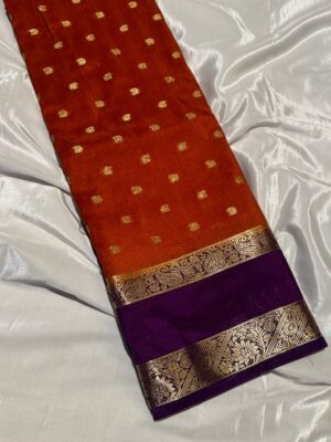Crepe Silk Sarees - Red