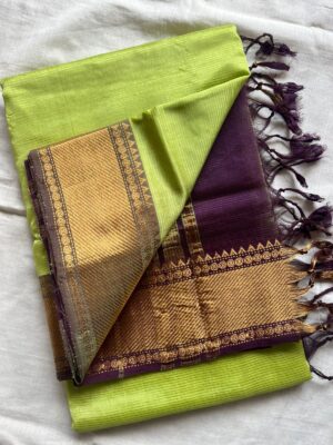 Mangalagiri Handloom Saree - Green