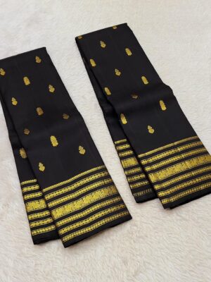 PURE KANCHIPURAM 2G HANDLOOM PREMIUM QUALITY ALL OVER BUTTAS SILK SAREES